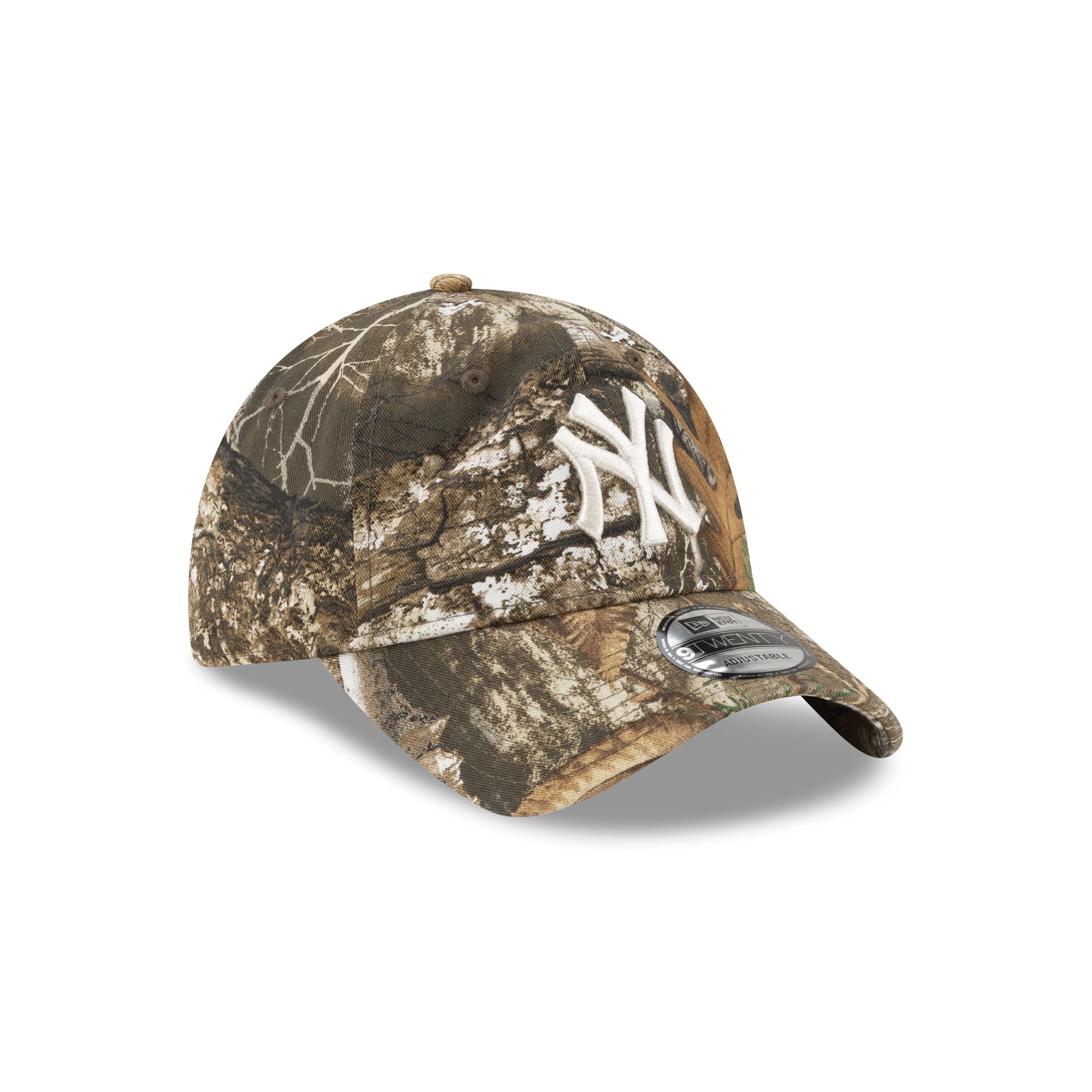 New York Yankees Washed Realtree 9TWENTY Adjustable Hat