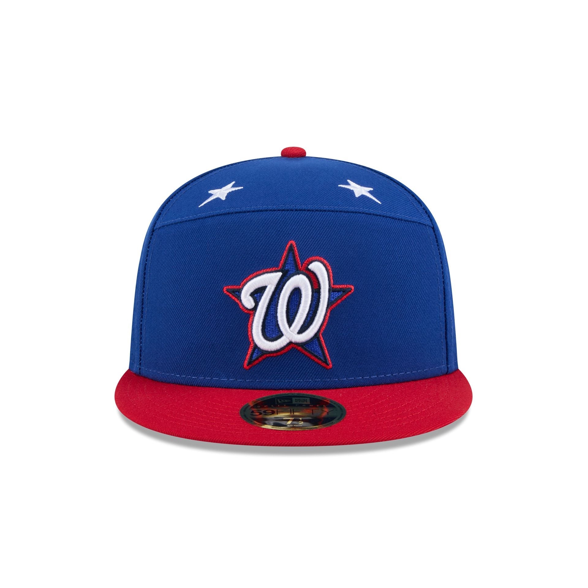 Washington Nationals 2025 All-Star Game Workout Split Panel 59FIFTY Fitted Hat