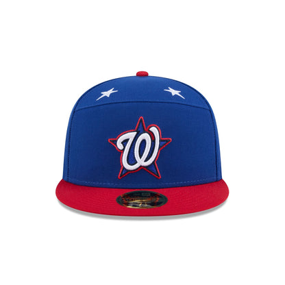 Washington Nationals 2025 All-Star Game Workout Split Panel 59FIFTY Fitted Hat