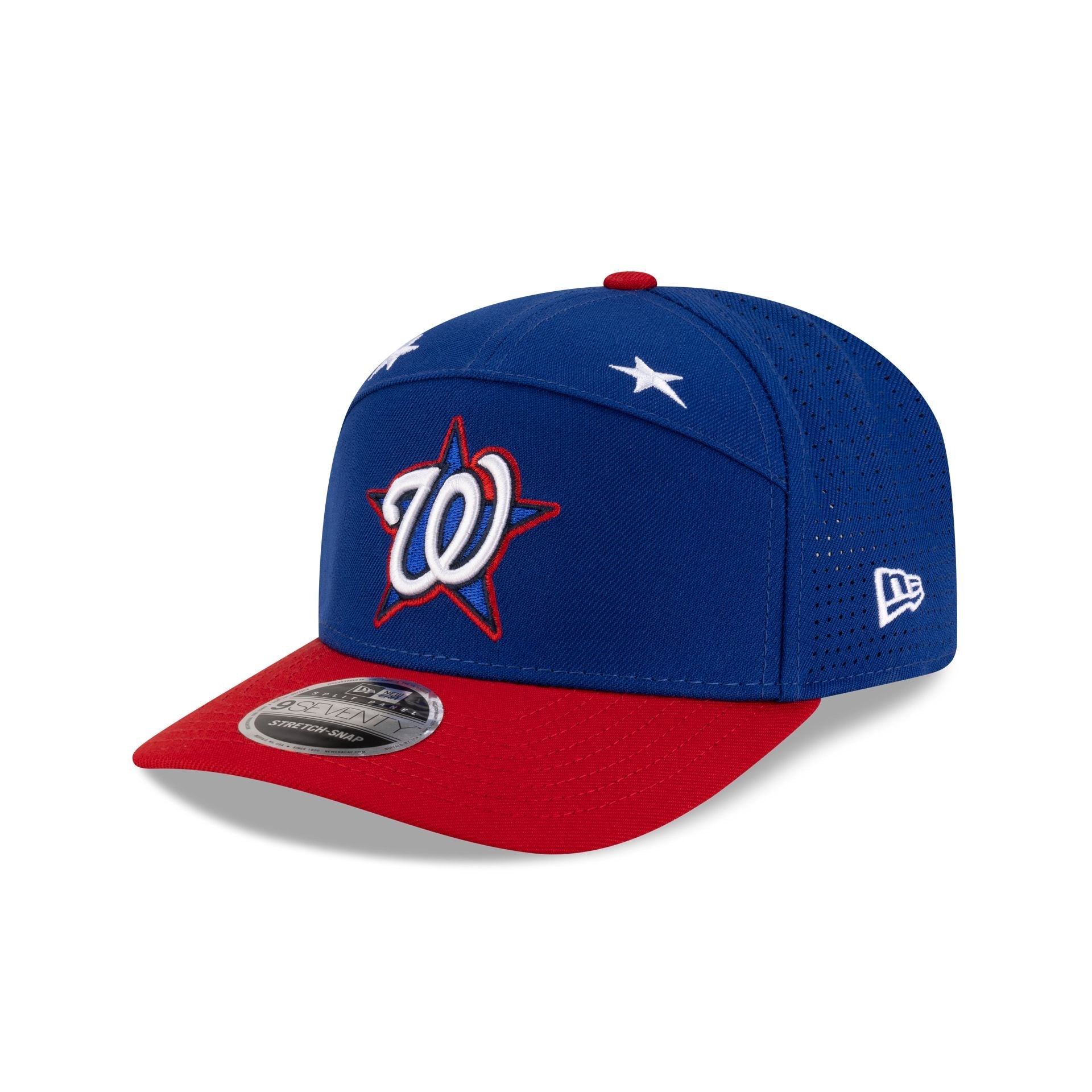 Washington Nationals 2025 All-Star Game Workout Split Panel 9SEVENTY Stretch-Snap Hat