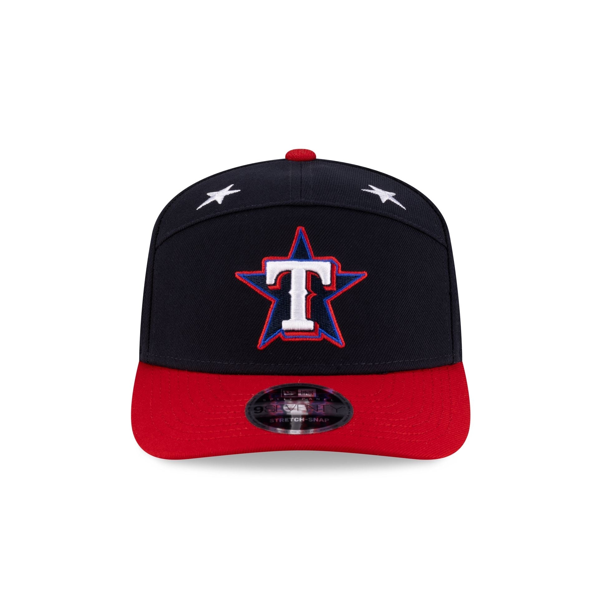 Texas Rangers 2025 All-Star Game Workout Split Panel 9SEVENTY Stretch-Snap Hat
