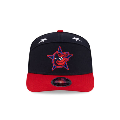 Baltimore Orioles 2025 All-Star Game Workout Split Panel 9SEVENTY Stretch-Snap Hat