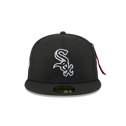 Alpha Industries x Chicago White Sox Black 59FIFTY Fitted Hat