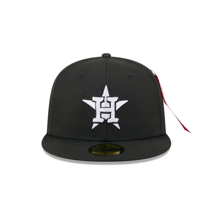Alpha Industries x Houston Astros Black 59FIFTY Fitted Hat