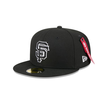 Alpha Industries x San Francisco Giants Black 59FIFTY Fitted Hat