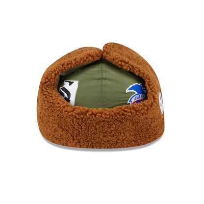 Alpha Industries x Chicago White Sox Olive Green Dog Ear 59FIFTY Fitted Hat