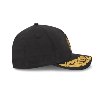Alpha Industries x Chicago Blackhawks Black 9FORTY M-Crown A-Frame Snapback Hat