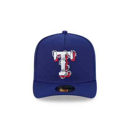 Texas Rangers Barbed Wire 59FIFTY A-Frame Fitted Hat