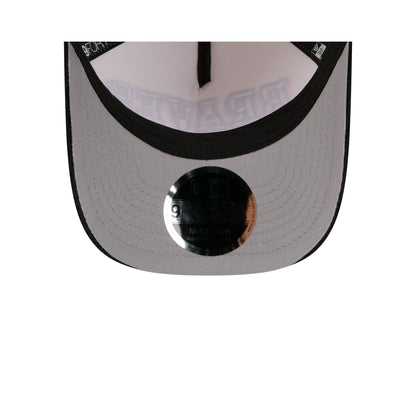 Atlanta Braves Stacked Corduroy 9FORTY M-Crown A-Frame Snapback Hat