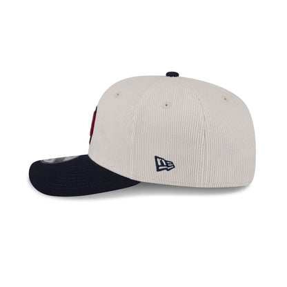 Atlanta Braves Loyal Corduroy 9SEVENTY Stretch-Snap Hat
