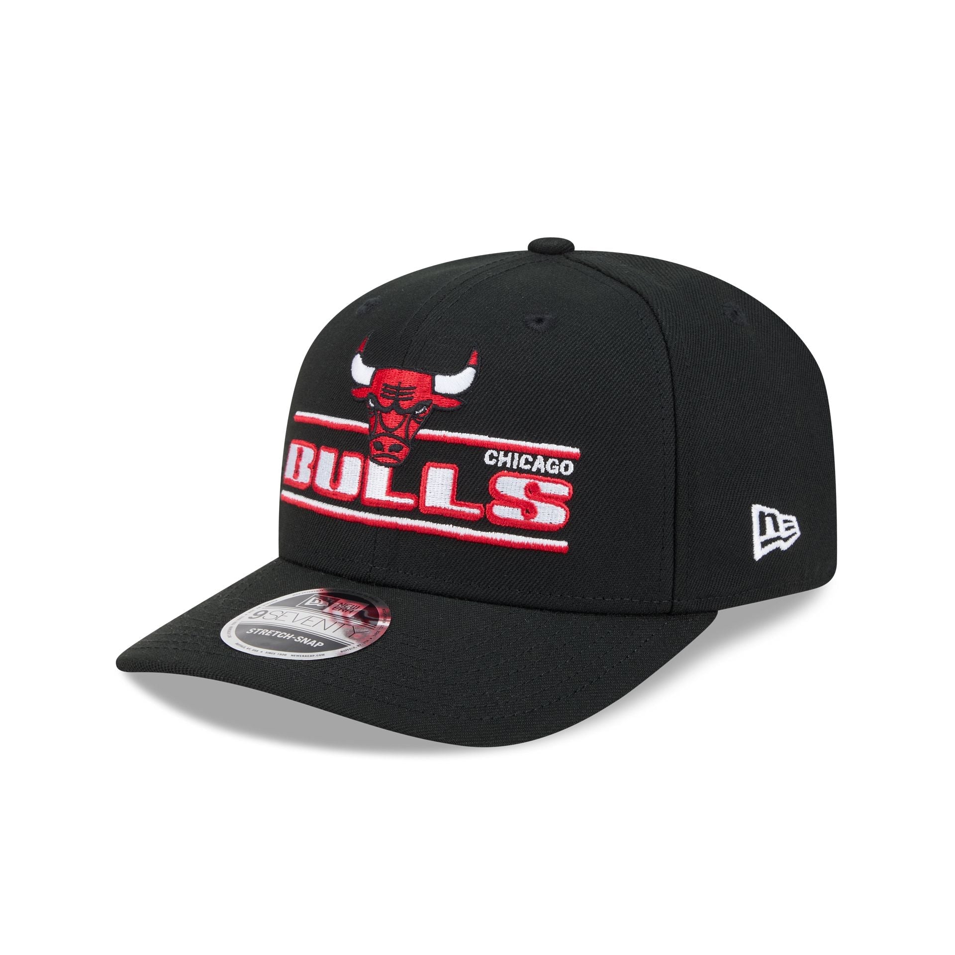 Chicago Bulls Stated 9SEVENTY Stretch-Snap Hat