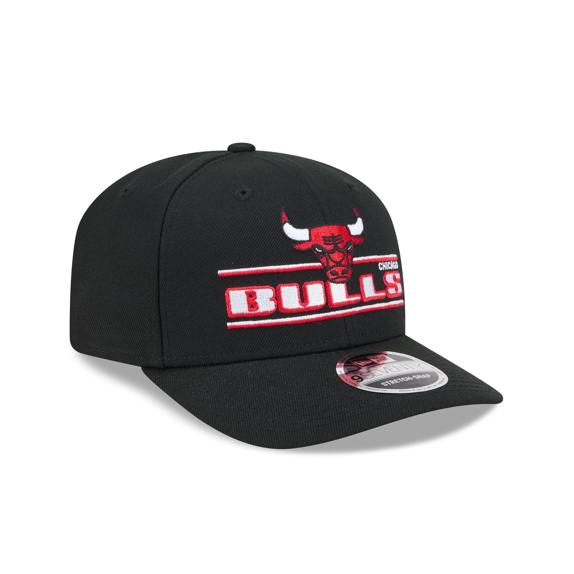 Chicago Bulls Stated 9SEVENTY Stretch-Snap Hat