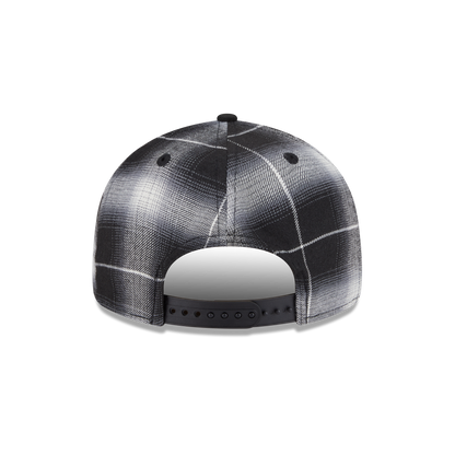 New York Yankees Black and White Plaid Retro Crown 9FIFTY Snapback Hat