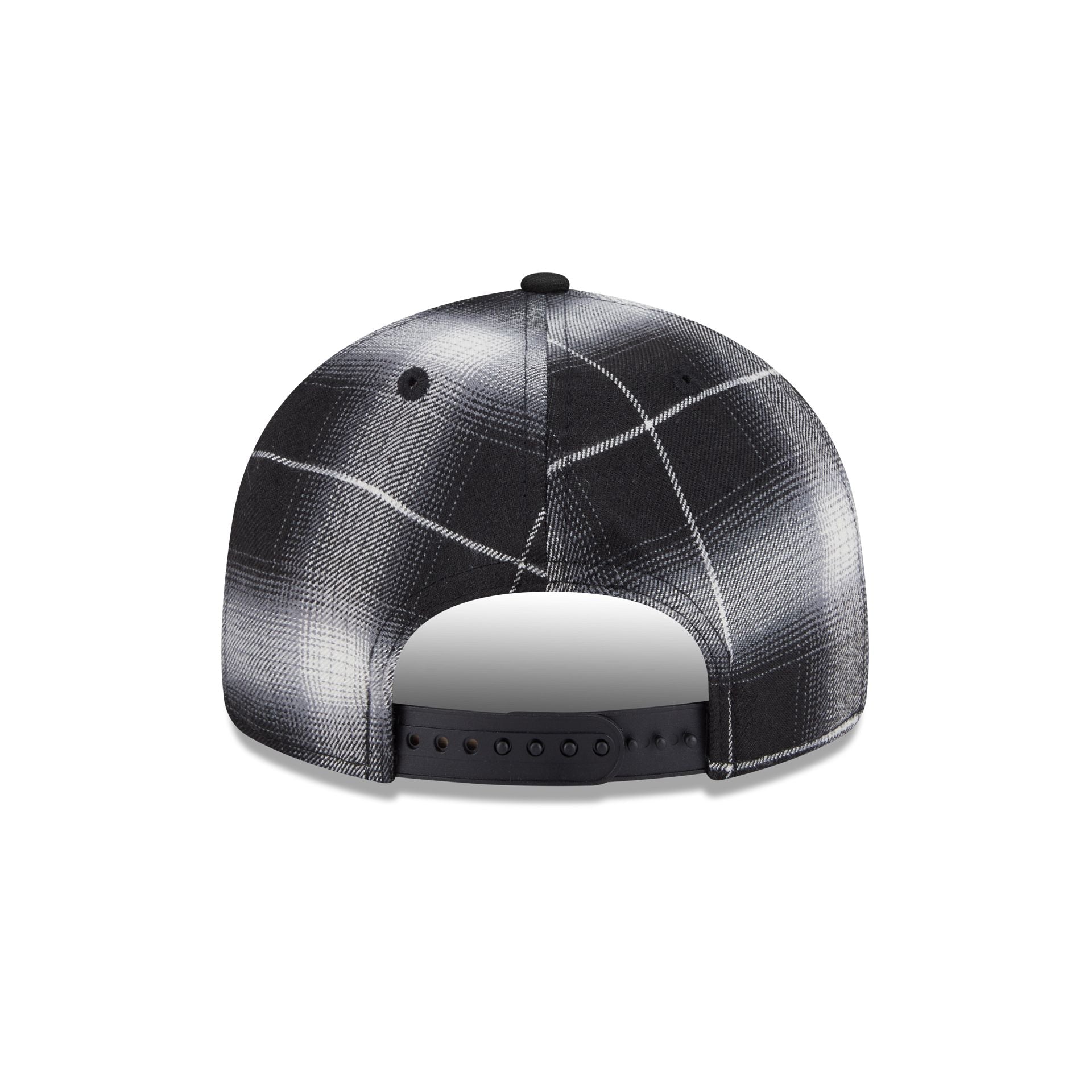 San Diego Padres Black and White Plaid Retro Crown 9FIFTY Snapback Hat