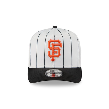 San Francisco Giants Satin Pinstripe 9FIFTY A-Frame Snapback Hat