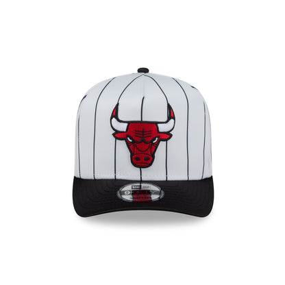 Chicago Bulls Satin Pinstripe 9FIFTY A-Frame Snapback Hat