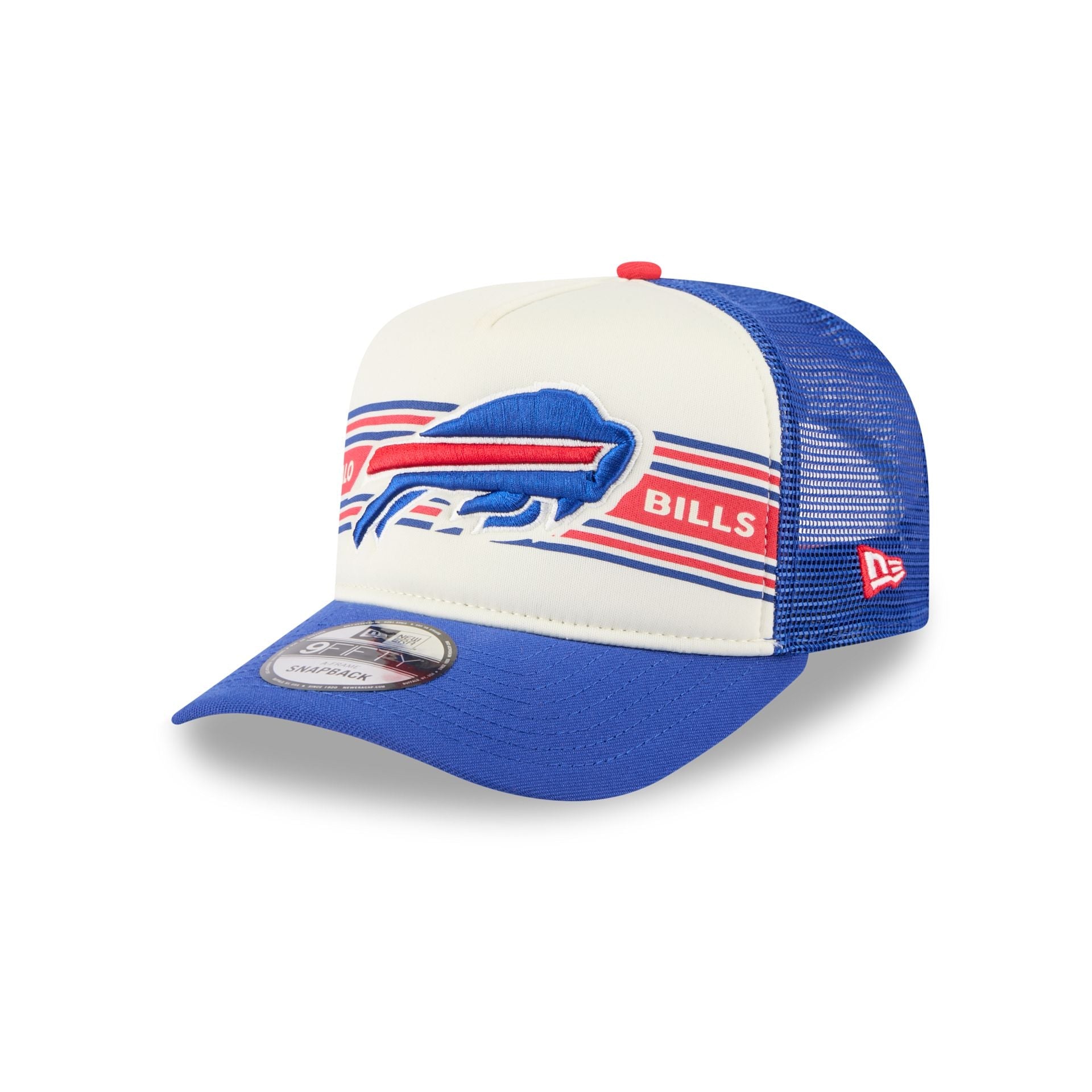 Buffalo Bills Banner 9FIFTY A-Frame Trucker Hat