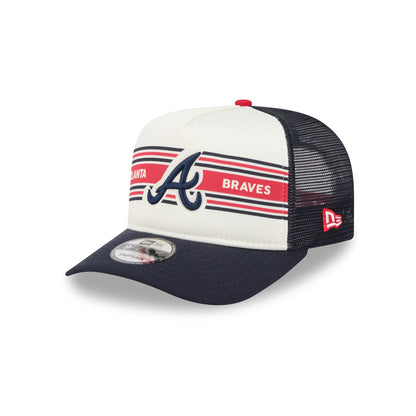 Atlanta Braves Banner 9FIFTY A-Frame Trucker Hat