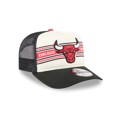 Chicago Bulls Banner 9FIFTY A-Frame Trucker Hat