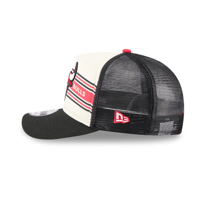 Chicago Bulls Banner 9FIFTY A-Frame Trucker Hat