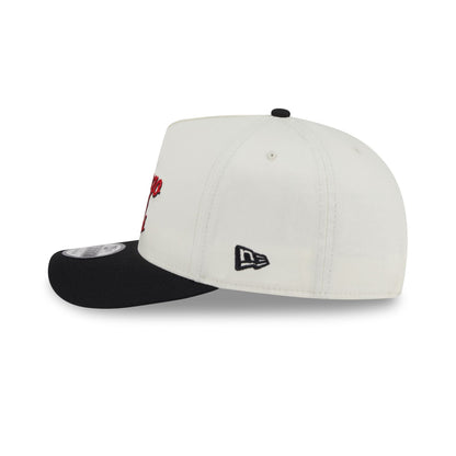 Chicago Bulls Chainstitch 9FIFTY A-Frame Snapback Hat