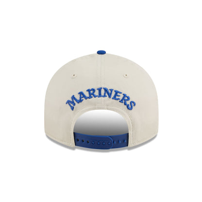 Seattle Mariners Scattered Patches Retro Crown 9FIFTY Snapback Hat