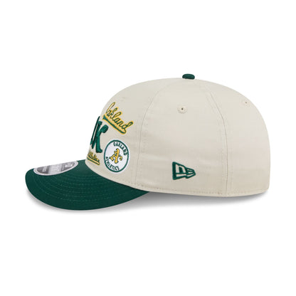 Athletics Scattered Patches Retro Crown 9FIFTY Snapback Hat