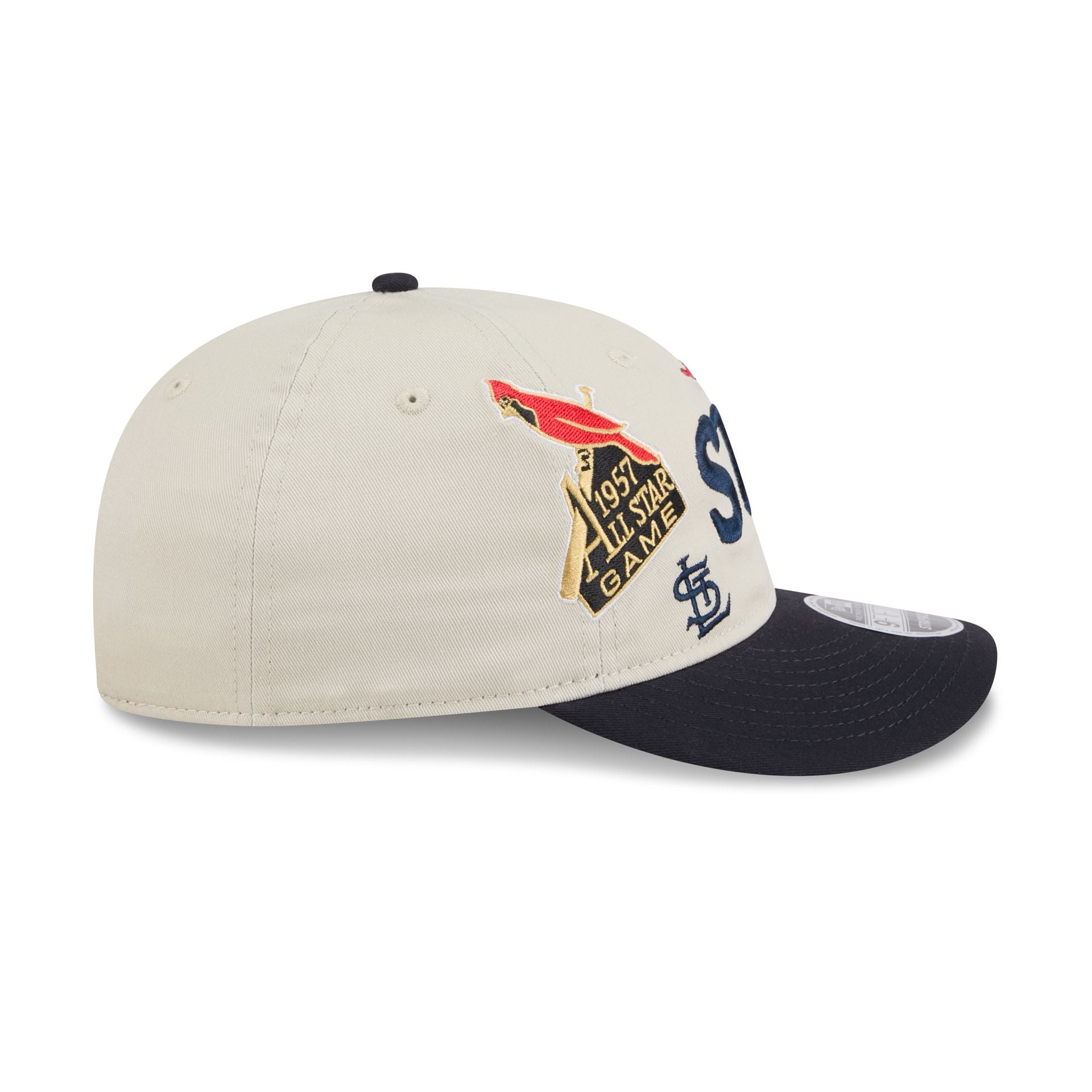 St. Louis Cardinals Scattered Patches Retro Crown 9FIFTY Snapback Hat