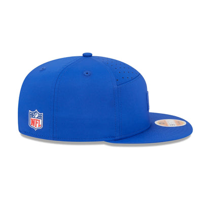 Buffalo Bills 2025 Sideline Hot Weather Split Panel 9FIFTY Snapback Hat