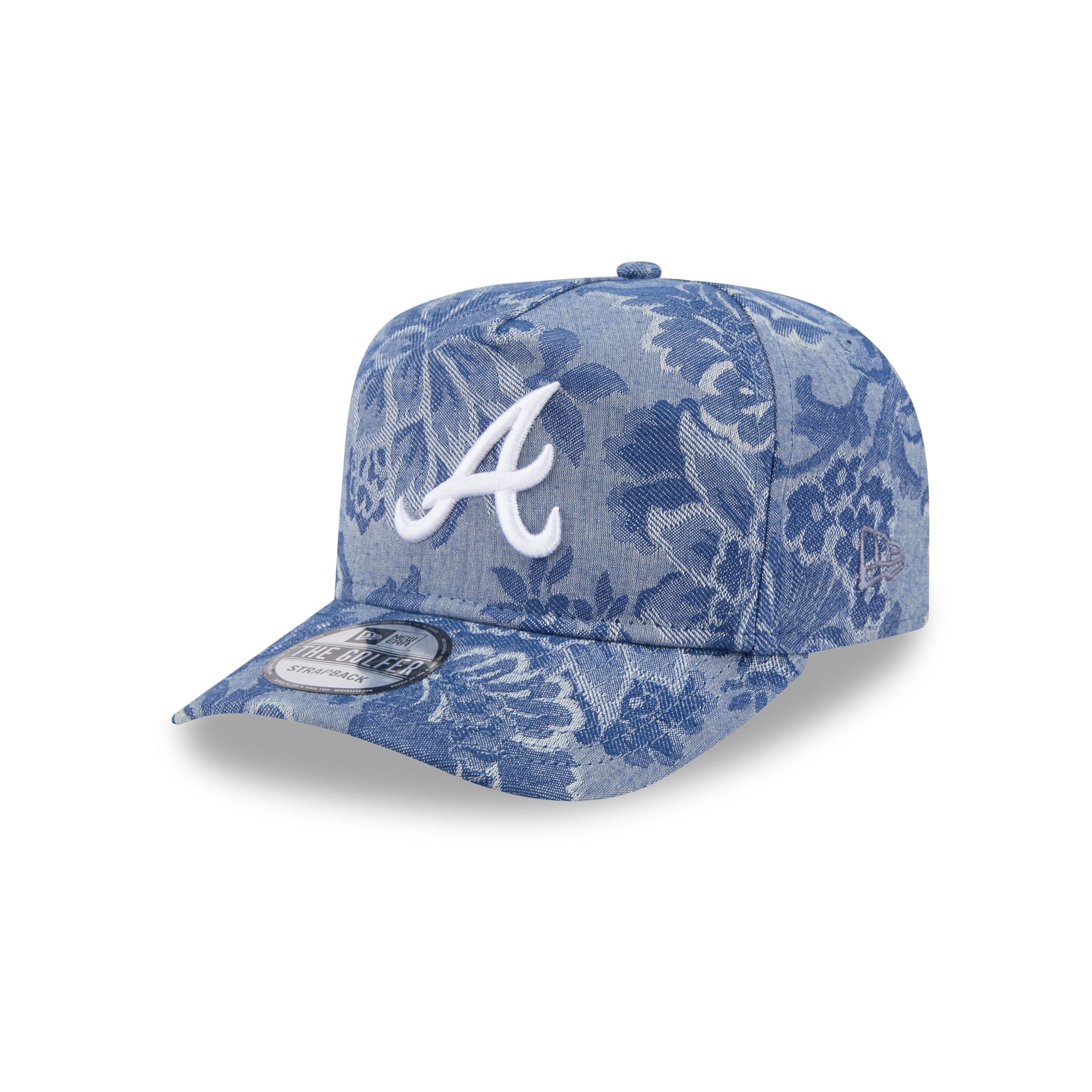 Atlanta Braves Denim Jacquard Golfer Hat