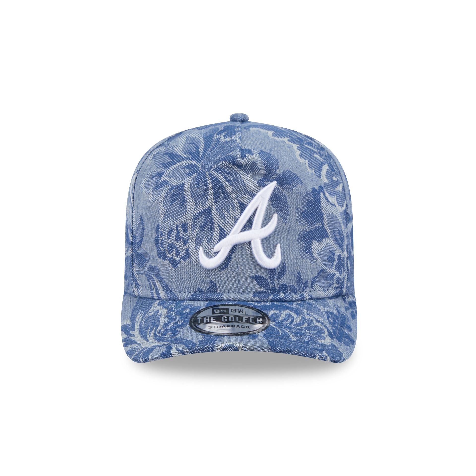 Atlanta Braves Denim Jacquard Golfer Hat