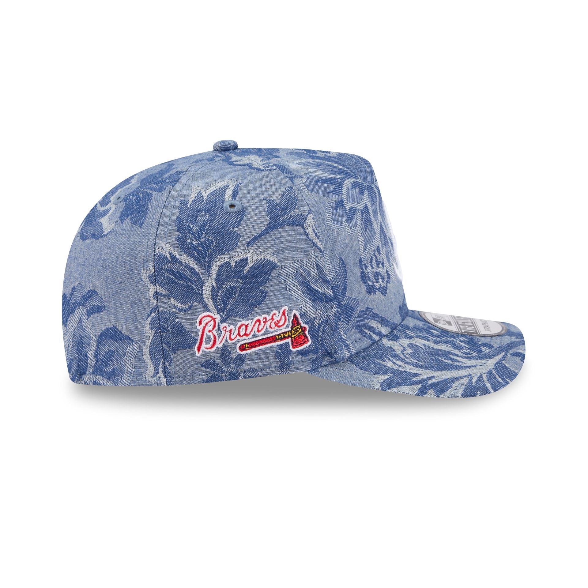 Atlanta Braves Denim Jacquard Golfer Hat