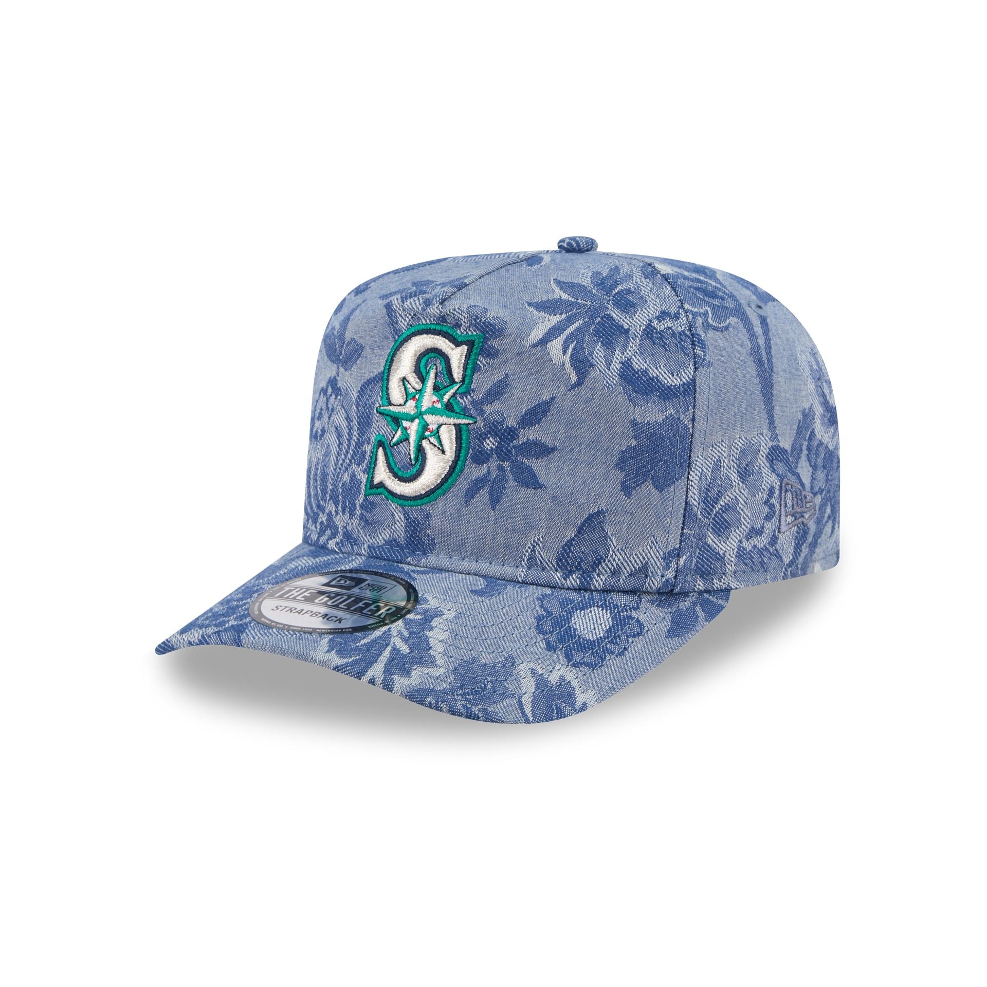 Seattle Mariners Denim Jacquard Golfer Hat
