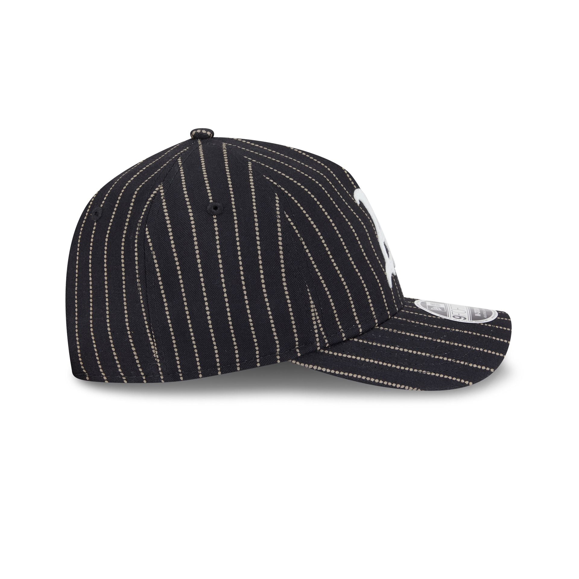 Athletics Dotted Pinstripe 9FORTY M-Crown A-Frame Adjustable Hat