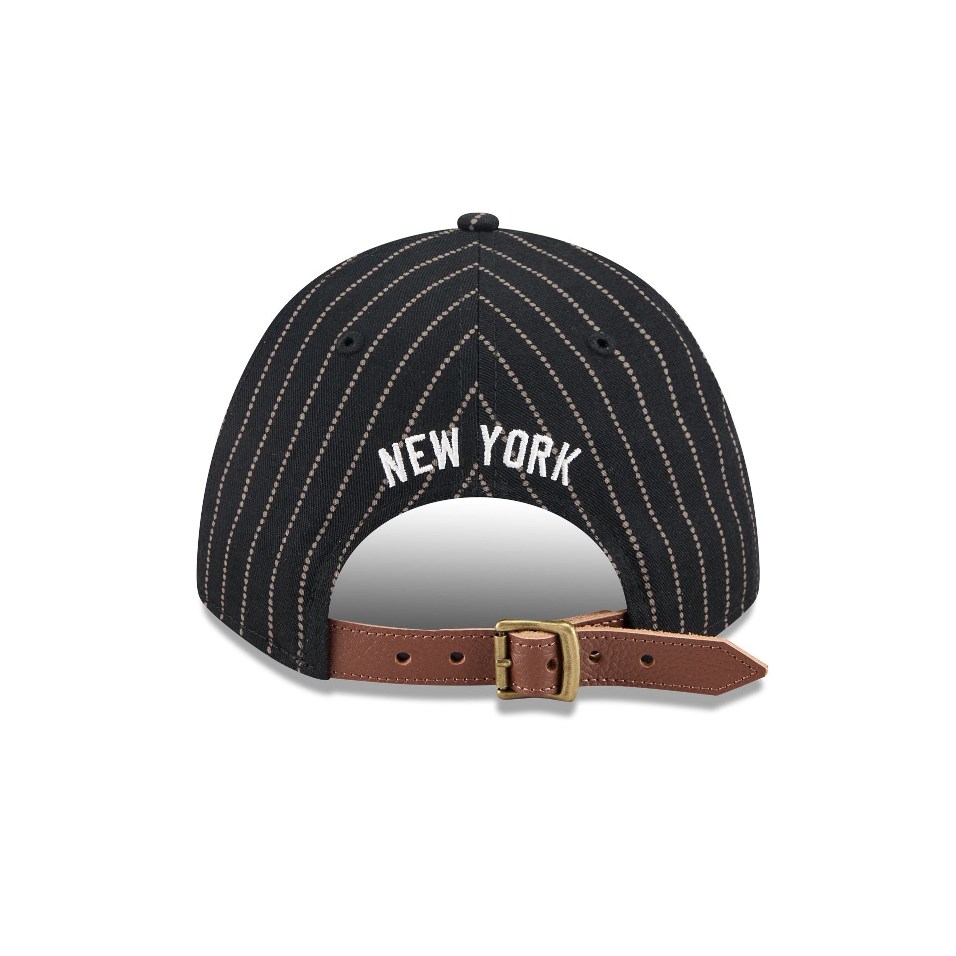 New York Yankees Dotted Pinstripe 9FORTY M-Crown A-Frame Adjustable Hat