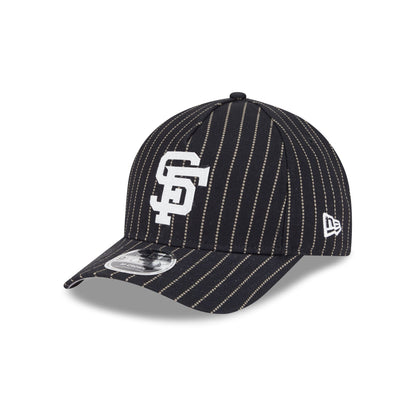 San Francisco Giants Dotted Pinstripe 9FORTY M-Crown A-Frame Adjustable Hat