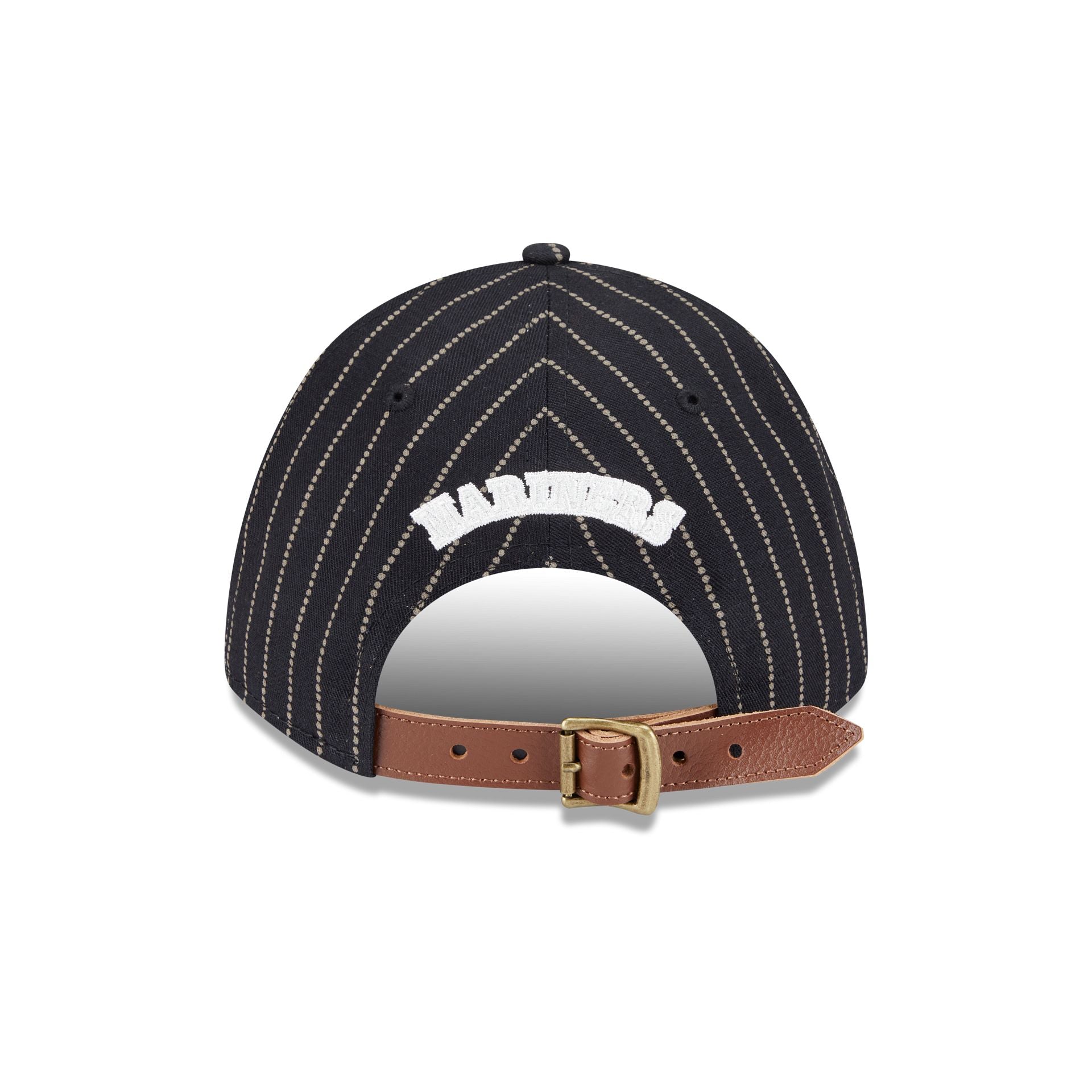 Seattle Mariners Dotted Pinstripe 9FORTY M-Crown A-Frame Adjustable Hat