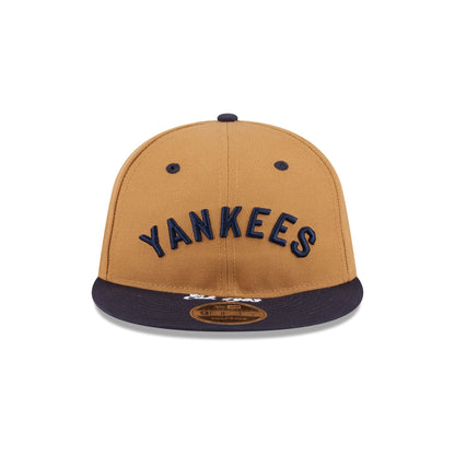 New York Yankees Wheat Retro Crown 9FIFTY Snapback Hat