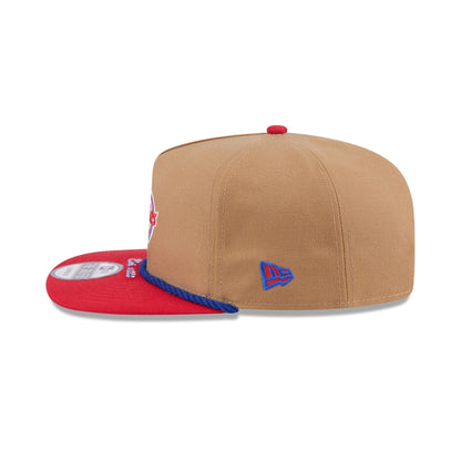 Philadelphia Phillies Khaki Rope Golfer Hat