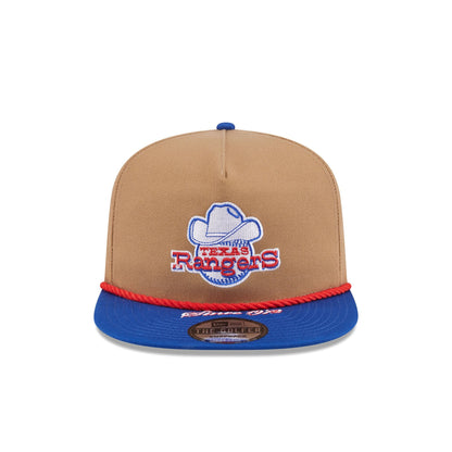 Texas Rangers Khaki Rope Golfer Hat