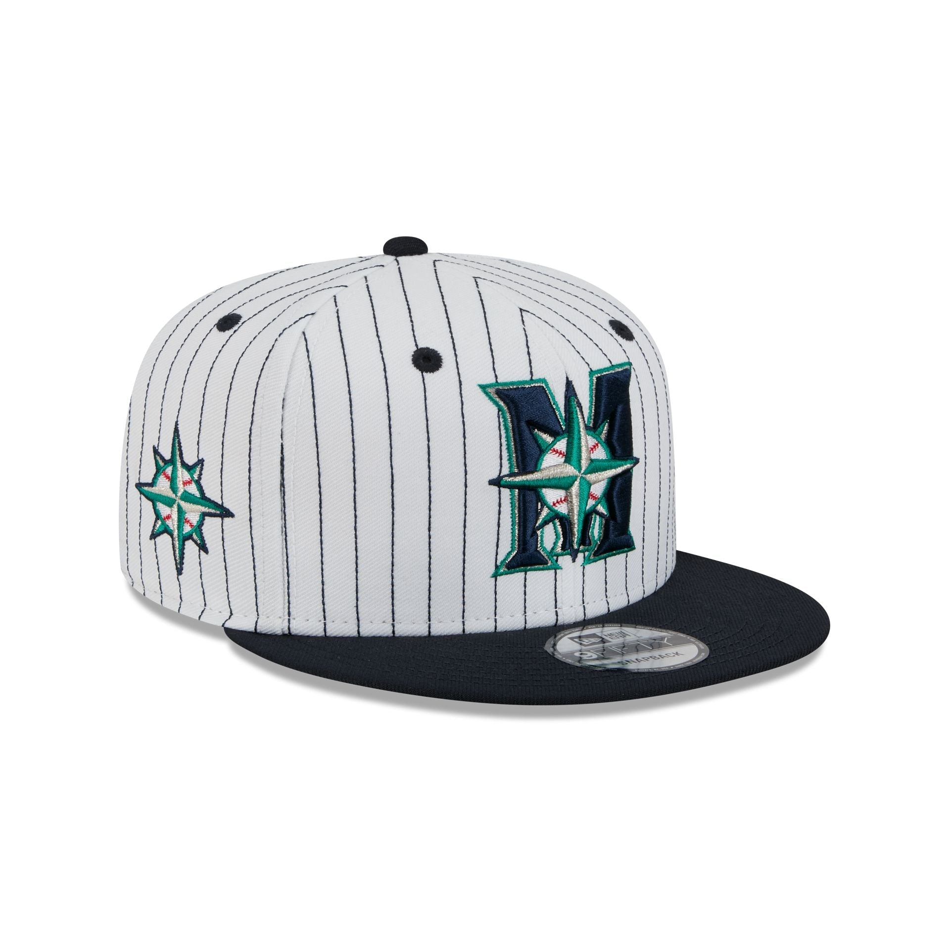 Seattle Mariners Deceptor Pinstripe 9FIFTY Snapback Hat