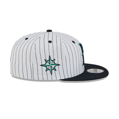 Seattle Mariners Deceptor Pinstripe 9FIFTY Snapback Hat