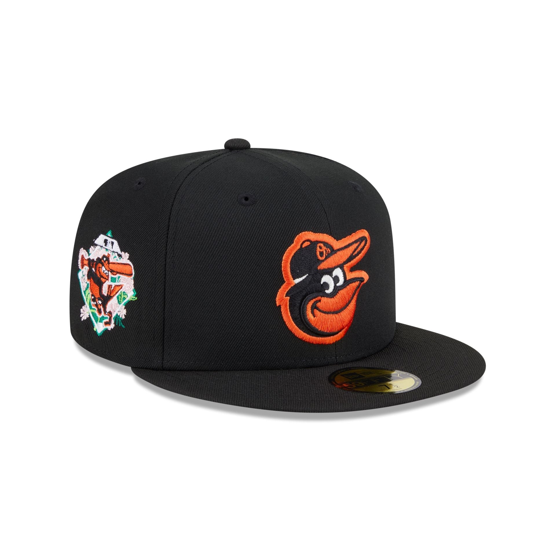 Baltimore Orioles Floral Undervisor 59FIFTY Fitted Hat