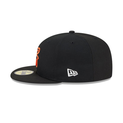 Baltimore Orioles Floral Undervisor 59FIFTY Fitted Hat