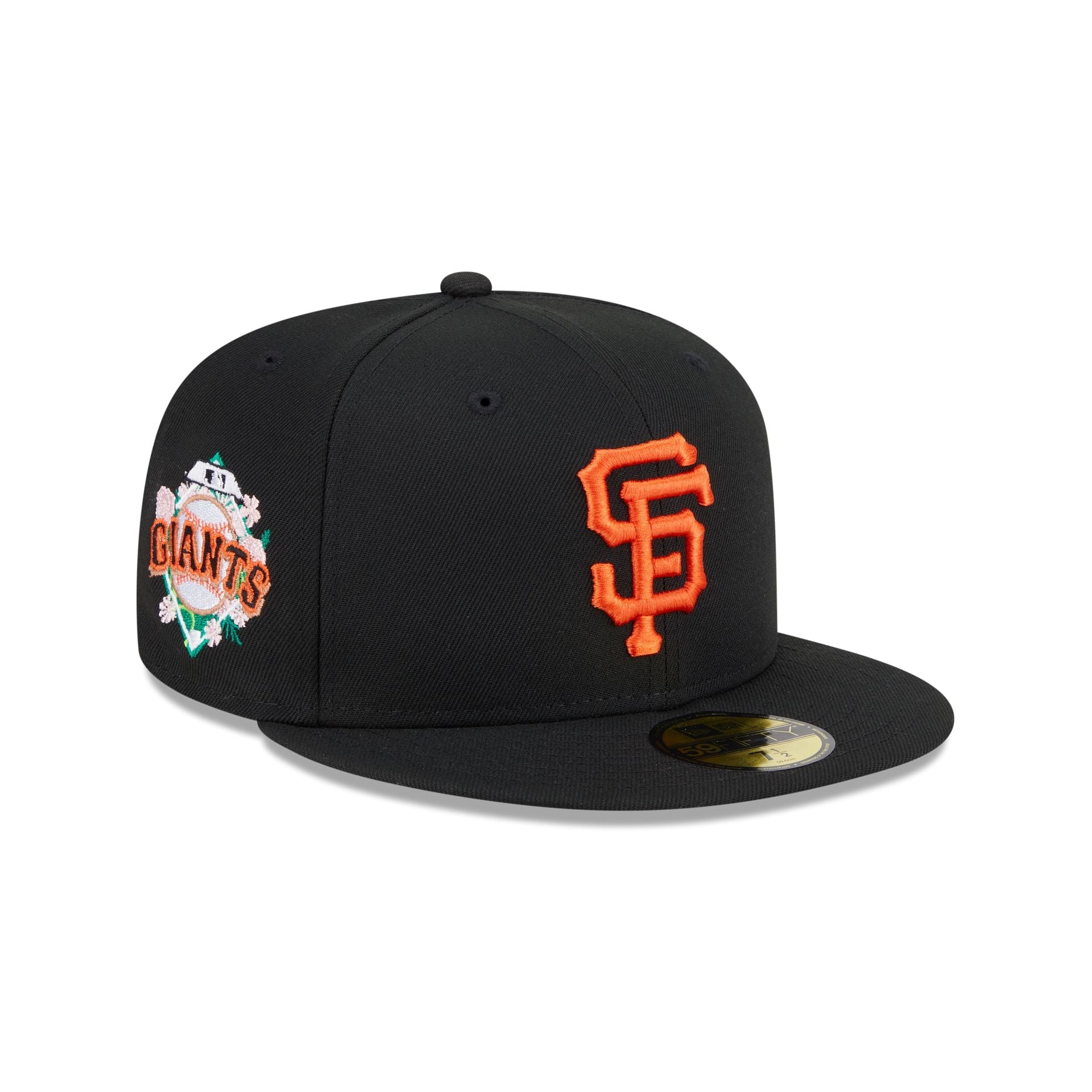 San Francisco Giants Floral Undervisor 59FIFTY Fitted Hat