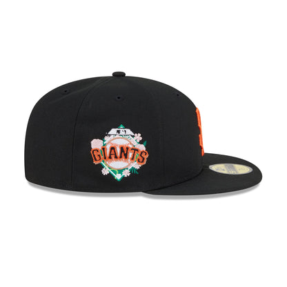 San Francisco Giants Floral Undervisor 59FIFTY Fitted Hat