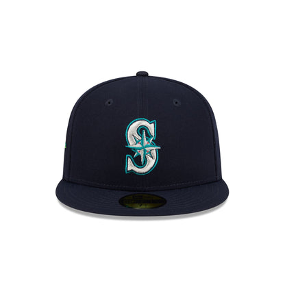 Seattle Mariners Floral Undervisor 59FIFTY Fitted Hat