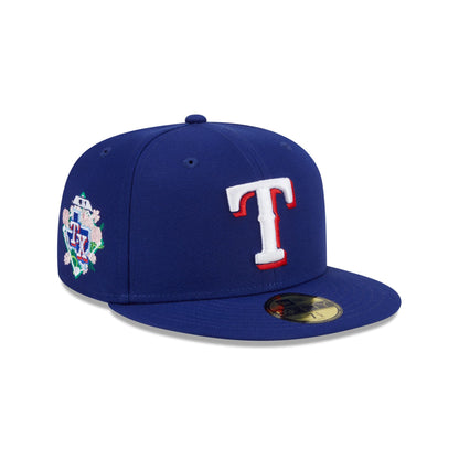 Texas Rangers Floral Undervisor 59FIFTY Fitted Hat