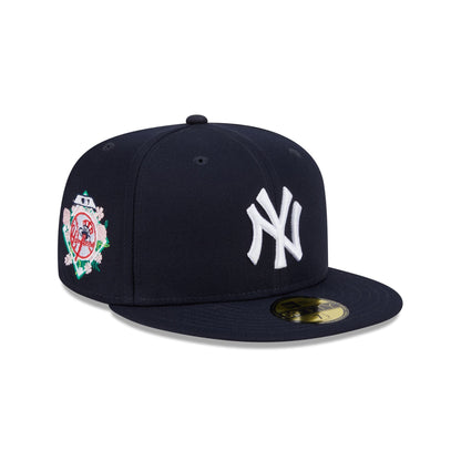 New York Yankees Floral Undervisor 59FIFTY Fitted Hat