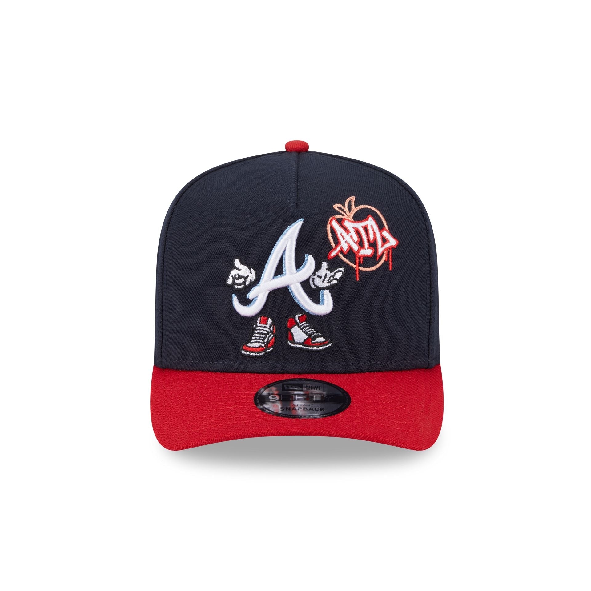 Atlanta Braves Cartoon 9FIFTY A-Frame Snapback Hat